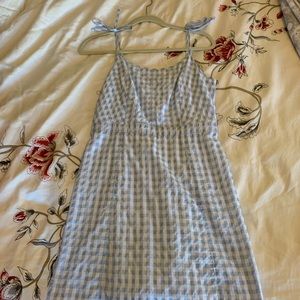 Madewell Blue Gingham Dress